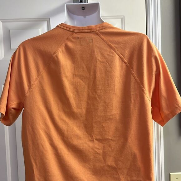 Carhartt Force Pale Orange Men’s Short Sleeve Relaxed Fit T-shirt- Medium - Picture 8 of 11